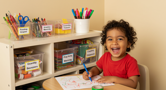 Screen-Free Fun: How to Set Up a Bilingual Arts & Crafts Station
