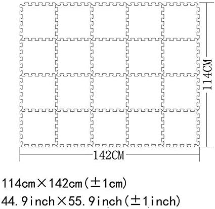 YIMINYUER® 20 Tiles (30cm×30cm×1cm Each Tile) Baby Soft Puzzle Play Mats, Kids Thick EVA Foam Floor, Toddlers & Children's Soft Interlocking Mat R06R10G301020