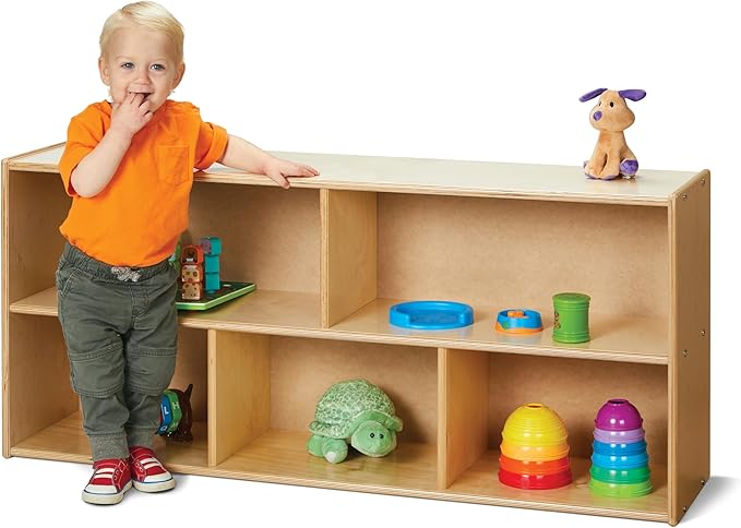 Young Time Jonti-Craft 7045YT Toddler Single Storage Unit Shelves - Kids Classroom Storage Shelf