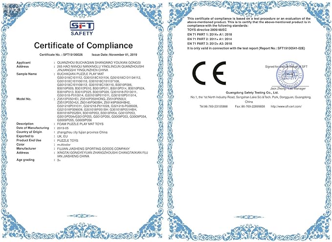 YIMINYUER® 25 Tiles (30cm×30cm×1cm Each Tile) Baby Soft Puzzle Play Mats, Kids Thick EVA Foam Floor, Toddlers & Children's Soft Interlocking Mat R01G301025