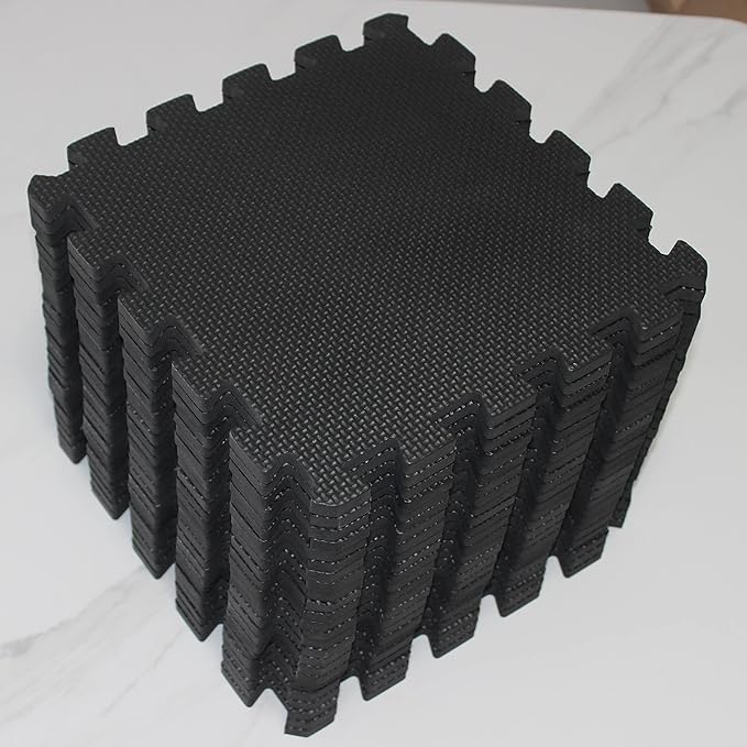 YIMINYUER® 25 Tiles (30cm×30cm×1cm Each Tile) Baby Soft Puzzle Play Mats, Kids Thick EVA Foam Floor, Toddlers & Children's Soft Interlocking Mat R04G301025