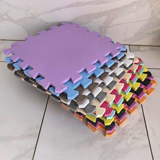 YIMINYUER® 25 Tiles (30cm×30cm×1cm Each Tile) Baby Soft Puzzle Play Mats, Kids Thick EVA Foam Floor, Toddlers & Children's Soft Interlocking Mat