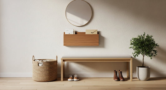 Get the Look: Our Modern & Warm Entryway