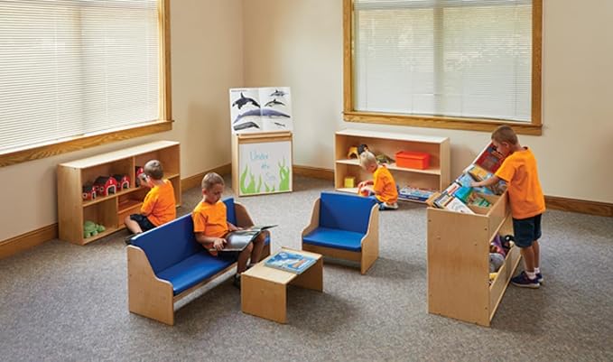 Young Time Jonti-Craft 7143YT Low Single Storage Shelves - Kids Classroom Shelf