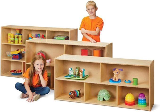 Young Time Jonti-Craft 7020YT Super-Sized Storage Unit, 12" Depth, Birch - Wood