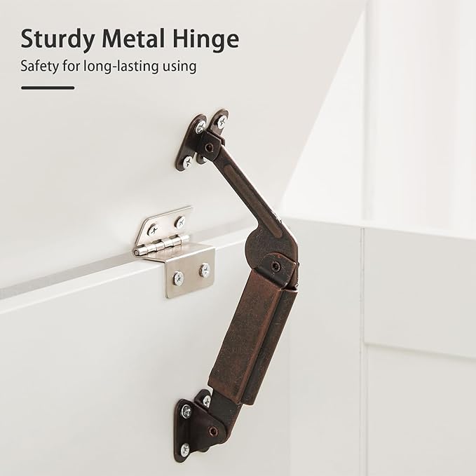 VECELO 43.3" Storage Chest with Lift Top Storage, Farmhouse Style Ottoman with Handwoven Wicker Cushion, Safety Hinges, Ideal for Entryway, Bedroom, Living Room, Ivory White