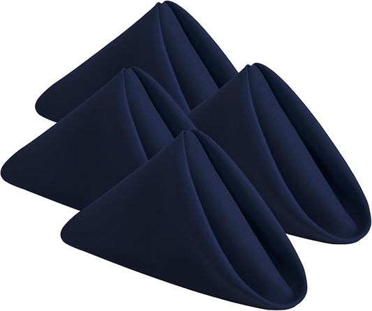 Utopia Home [24 Pack, Royal Blue] Cloth Napkins 18x18 Inches, 100% Polyester Hemmed Edges, Washable and Reusable Ideal for Parties, Weddings and Dinners