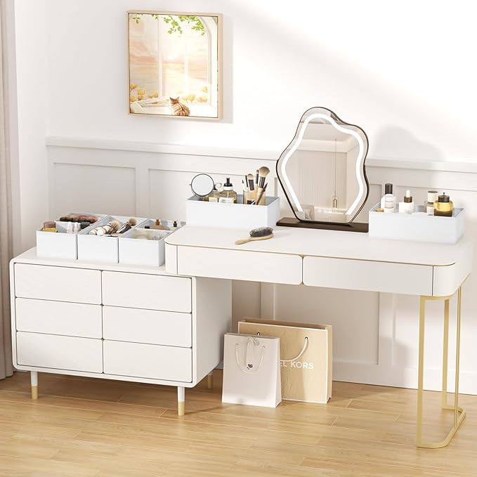 DIMJ Drawer Organizer Clothes Storage - 24 Pack Baby Dresser Organizer for Nursery, Small Fabric Closet Drawer Organizer Bins for Underwears Socks, Foldable Storage Dividers Organization for Bedroom