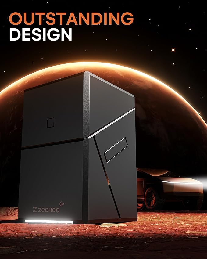 ZEEHOO iPhone Charging Station, 3 in 1 Charging Station for Apple MagSafe Charger, Qi2 Certified, 15W Fast Wireless Charger, for Apple Watch, for iPhone16 15,14,13,12 Series, AirPods (Black)