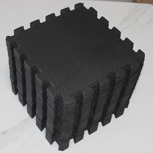 YIMINYUER® 25 Tiles (30cm×30cm×1cm Each Tile) Baby Soft Puzzle Play Mats, Kids Thick EVA Foam Floor, Toddlers & Children's Soft Interlocking Mat R04G301025